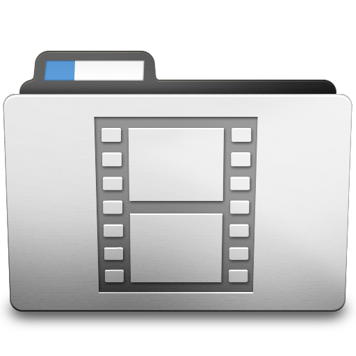 White Movies Icon 512x512 png